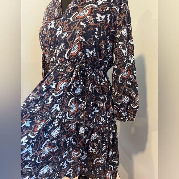 Floral maternity pea in a pod long tunic top - Picture 3 of 9